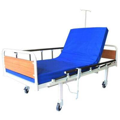 2 Motorlu Tabanca Korkuluklu Hasta Karyolası ES-159 - Gold (1)