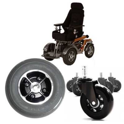 Akülü Sandalye Arka Tekerlek - Gold