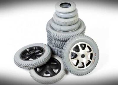 Akülü Sandalye Tekeri - Gold