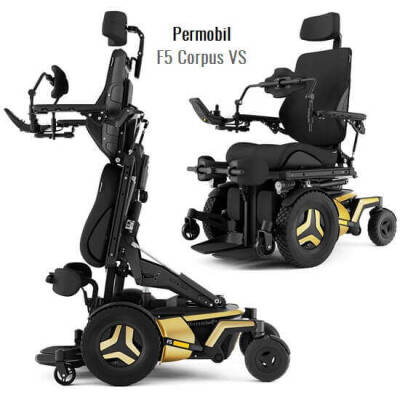Permobil F5 Corpus VS Ayağa Kaldıran Akülü Sandalye - Permobil